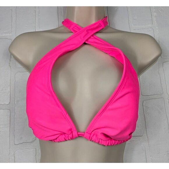 Wild Fable Pink Triangle Bikini Top XS - Picture 2 of 7